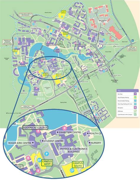 Map Of York University Verjaardag Vrouw 2020