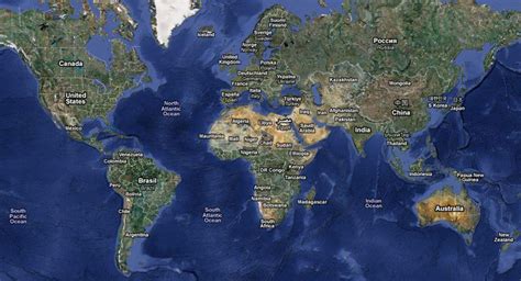 Imágenes De Satélite Del Mundo Vistas Y Mapas Satelitales