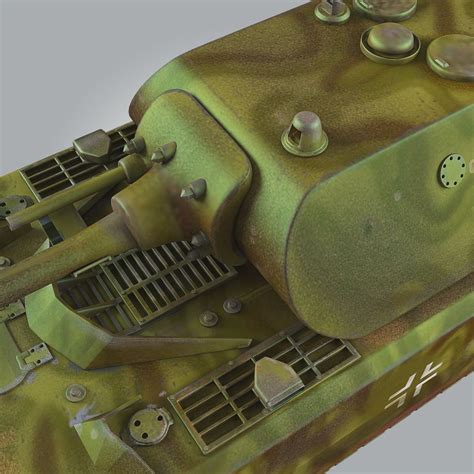 Tank Panzer Viii Maus 3d Model 39 Max C4d Fbx Obj Free3d