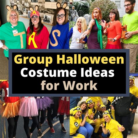 10 Easy Diy Group Halloween Costumes For Work
