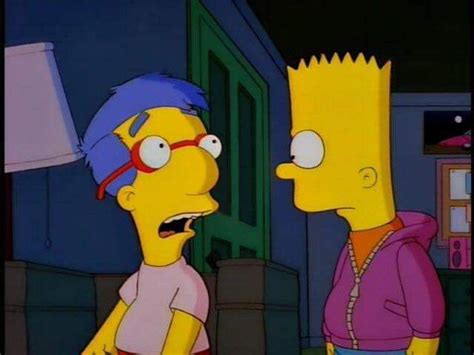 Milhouse “mom Barts Swearing” Milhouse Bart The Simpsons
