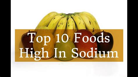 I write guides for you for many restaurants, where i hack the salt on their menu and report back the findings to you my fellow low sodium sojourners, so we can make better choices when we dine out.i was a bit excited that i got to have 5 fast food restaurants where you can eat low sodium on buzzfeed. Top 10 Foods High In Sodium - YouTube