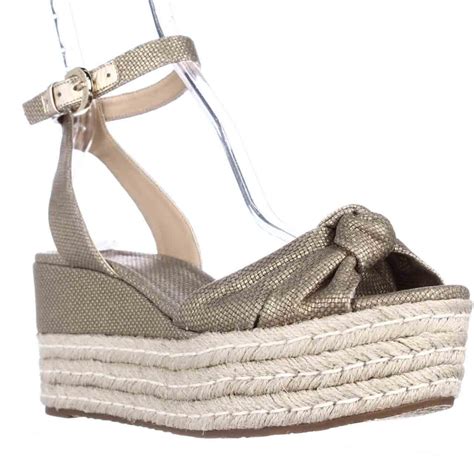 Womens Michael Michael Kors Maxwell Mid Wedge Platform Ankle Strap