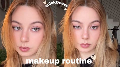 Makeup Tutorial Everyday Look 🎀 Easy And Natural Youtube