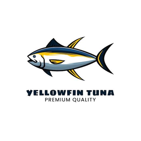 Premium Vector Yellowfin Tuna Fish Logo Design
