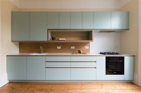 Bespoke Kitchen In Custom Laminated Birch Plywood And Solid Oak