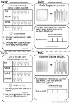3rd Grade Math Warm Ups: 1ST Six Weeks (TEKS Based) by Schoolhouse Diva