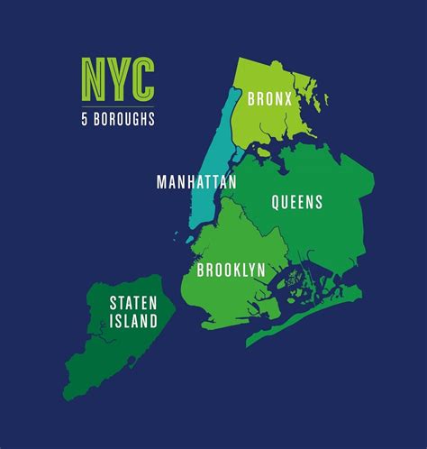 The Complete Guide To 5 Boroughs Of Nyc With New York Boroughs Map