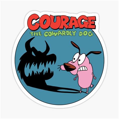 Courage The Cowardly Dog Redbubble