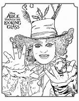 Hatter Alice sketch template