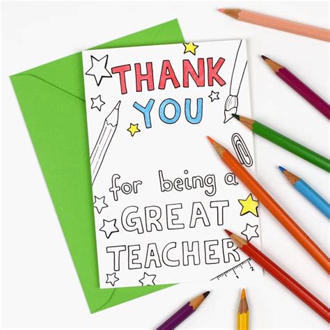 Printable Teacher Appreciation Notes To Help Our Kids Show Their Love