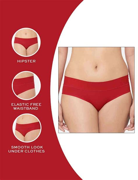 buy at ease mid waist medium coverage everyday wear hipster panty red online wacoal india