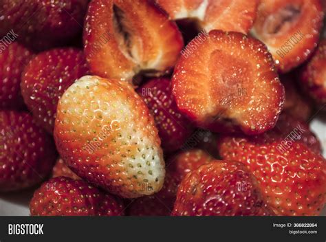 Strawberries Close Image And Photo Free Trial Bigstock