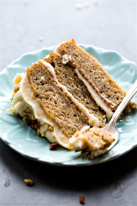 I looked for many years until i found this one in a church cookbook which he believes is just like mom's. Banana Cake with Brown Butter Cream Cheese Frosting ...