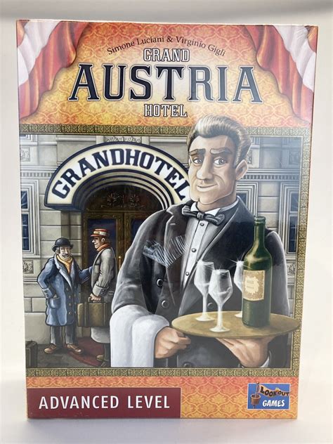 Grand Austria Hotel Board Game New And Sealed Lookout Games Made In