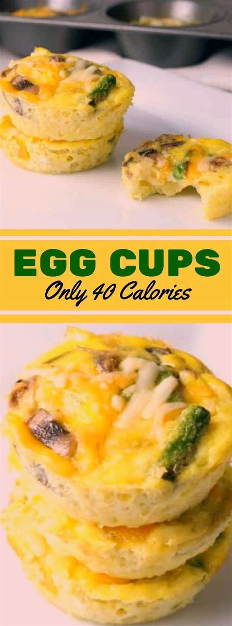 Not only are eggs quick and tasty, but the amount of protein i can pack in before 10am makes it worth it. Low-Calorie Egg Cups #healthy #diet #lowcalorie #lowcarb #breakfast in 2020 | Diet recipes low ...