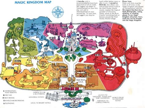 Magic Kingdom Orlando Florida Map Printable Maps
