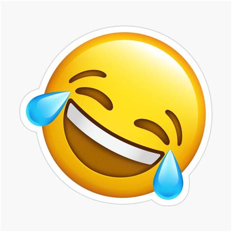 Emoji Pattern Laughing Tears Sticker For Sale By Briansmith84 Emoji Patterns Laugh Emoji