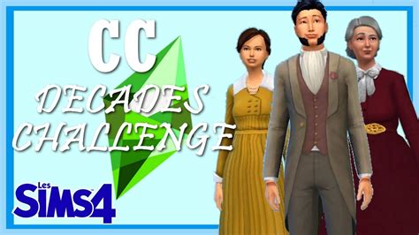 Sims 4 Decades Challenge Cc In 2021 Sims 4 Decades Challenge Sims 4