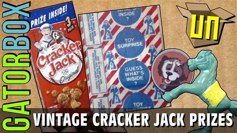 Vintage Cracker Jack Prizes Gatorunbox Youtube