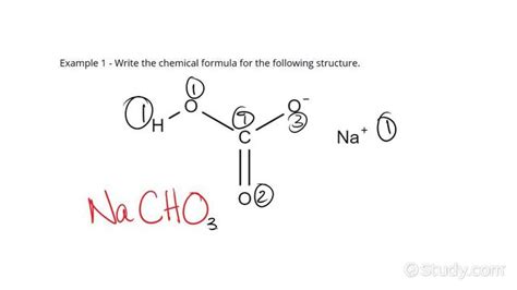 How To Write A Chemical Formula Given A Chemical Structure Chemistry