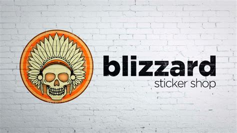 Sticker Shop Logo Design By Vladislav List At