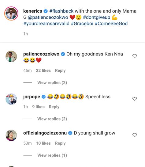 Check Out Ngozi Ezeonu And Jr Popes Reaction To A Throwback Photo Of