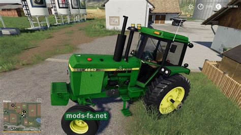 Мод на трактор средней мощности John Deere 4640 для Farming Simulator