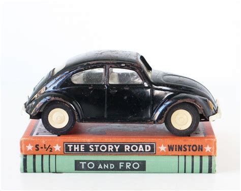 Vintage Vw Tonka Black Vw Beetle Bug Toy Car Volkswagon Etsy