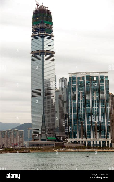 Tower In Construction Kowloon Hong Kong China Stock Photo Alamy