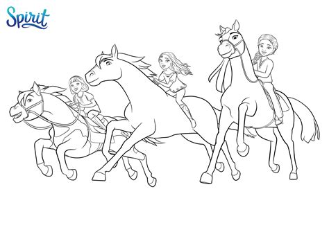 Spirit Lucky Coloring Pages Coloring Pages