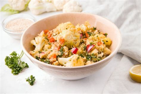 Quinoa With Cauliflower And Broccoli Pioneerthinking Com