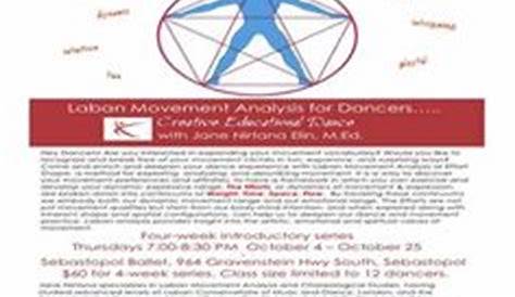 Laban Movement Analysis for Dancers............ Laban Movement Analysis