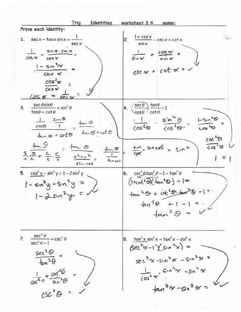 Https://tommynaija.com/worksheet/simplifying Trigonometric Expressions Worksheet
