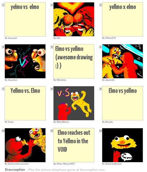 Yelmo Vs Elmo Drawception