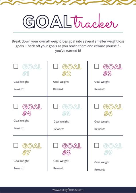 50 Non Food Weight Loss Rewards And Goals Reward Chart