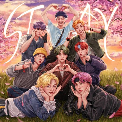 Stray Kids As Your Favorite Slice Of Life Anime Fanart By
