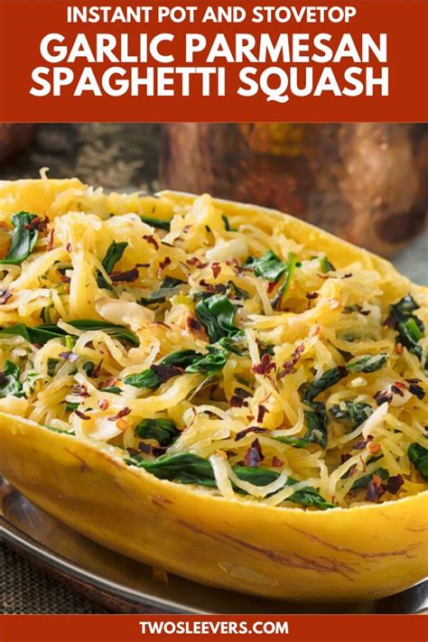 Garlic Parmesan Spaghetti Squash Simple Low Carb And Delicious