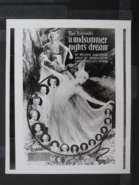 A Midsummer Nights Dream 1935 8x10 Still Photo For Sale