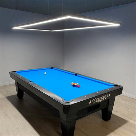 Perimeter Led Billiard Pool Table Light 9ft Modern Design Etsy