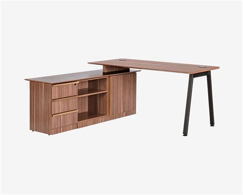 Avoz 63w Desk With Cabinet Desks Scandinavian Designs
