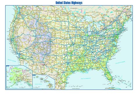 Free Printable Road Map Of The United States Printable Us Maps