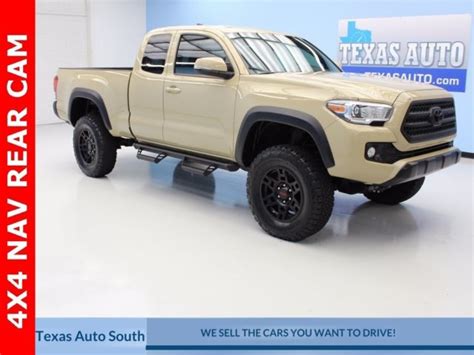 2017 Toyota Tacoma Trd Offroad 17628 Miles Quicksand 4d Access Cab V6 6