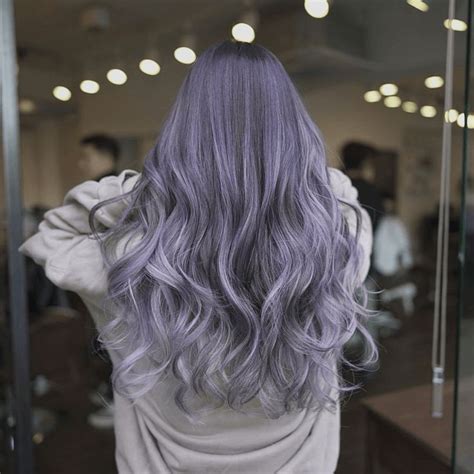 Purple Gray Hair Colour Shemika See