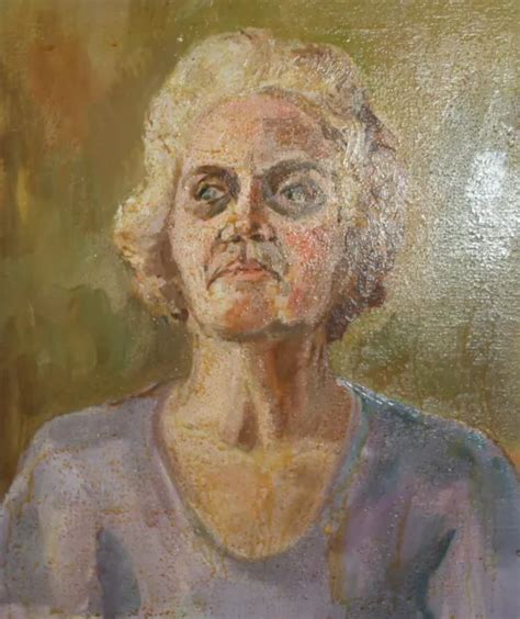 Vintage Impressionist Oil Painting Woman Portrait Picclick