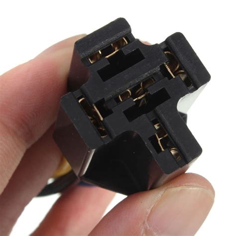 Sell 5 Pcs 5 Pin Cable Relay Socket Harness Connector Dc 12v For Car W6