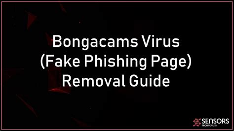 bongacams virus removal guide fake phishing page youtube