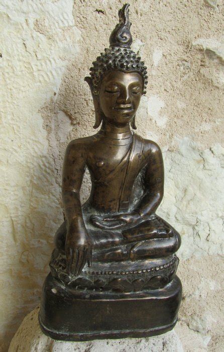 Antique Buddha In Bronze Laos 18th Century Catawiki