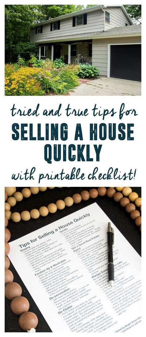 Tried And True Tips For Selling A House Quickly With A Printable