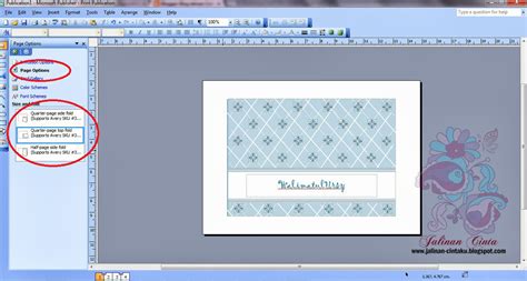 Jemputan online free simple design. DIY : KAD JEMPUTAN DENGAN PUBLISHER - Jalinan Cintaku by ...
